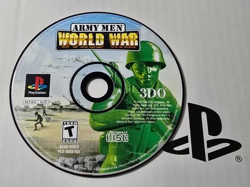 --DISC ONLY-- Army Men: World War (Playstation 1, PS1)