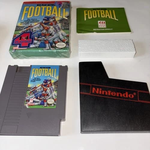 Nintendo NES Game NES Play Action Football CIB Complete In Box Tested