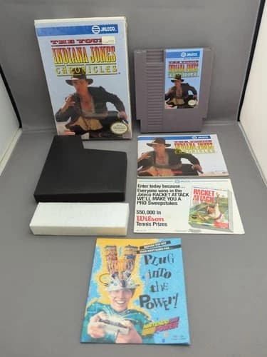 * The Young Indiana Jones Chronicles (Nintendo NES) Complete CIB