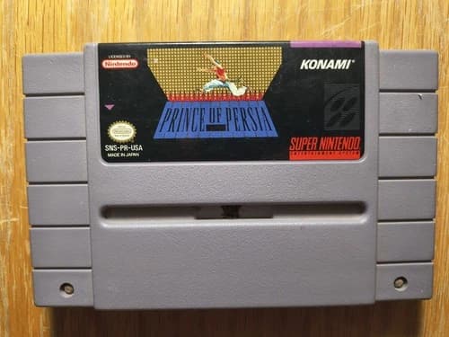Prince of Persia (Super Nintendo SNES, 1992) Cartridge Only