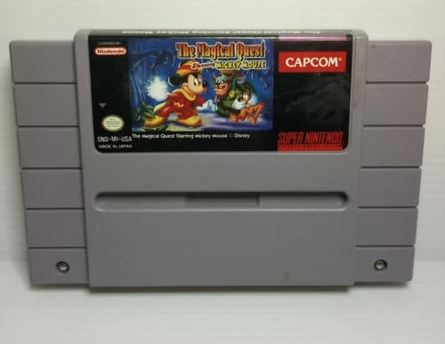 Super Nintendo SNES The Magical Quest Starring Mickey Mouse (Capcom)