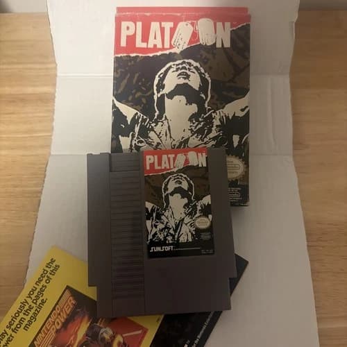 Platoon for Nintendo NES (1988) Complete In Box CIB -Authentic