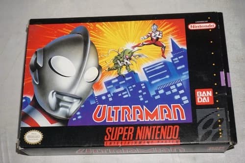 Ultraman (Super Nintendo SNES) Complete in Box CIB