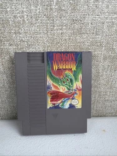 Dragon Warrior (Nintendo Entertainment System, NES, 1989) Tested Working Cart