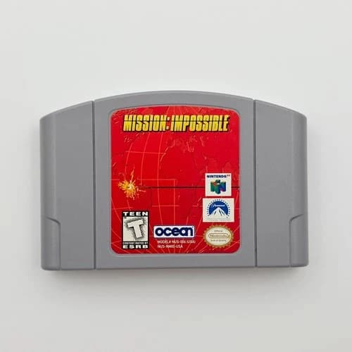 Ocean Mission Impossible Nintendo 64 N64 Game Cartridge NTSC-U/C Teen