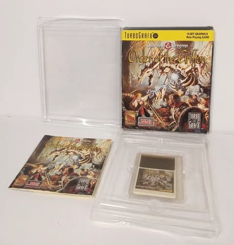 Dungeons & Dragons: Order of the Griffon (TurboGrafx-16, 1992) - CIB, *BOX COND*
