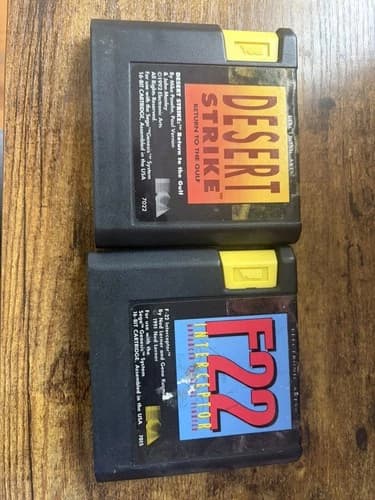 Desert Strike: Return to the Gulf Sega and F-22 Genesis