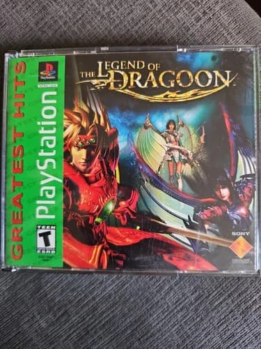 The Legend of Dragoon (PlayStation 1, 2001) PS1 Greatest Hits - 4-Disc Set