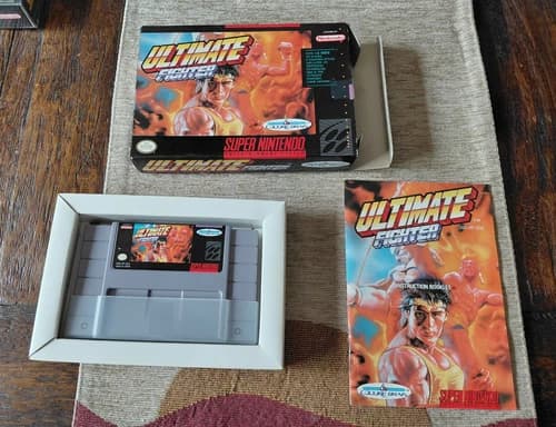 Ultimate Fighter (SNES) Super Nintendo In Box with manual