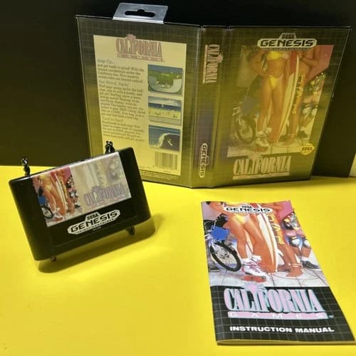 California Games (Sega Genesis, 1991) Authentic Tested Complete