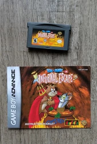 Tom and Jerry in Infurnal Escape (Nintendo Game Boy Advance, 2003) GBA