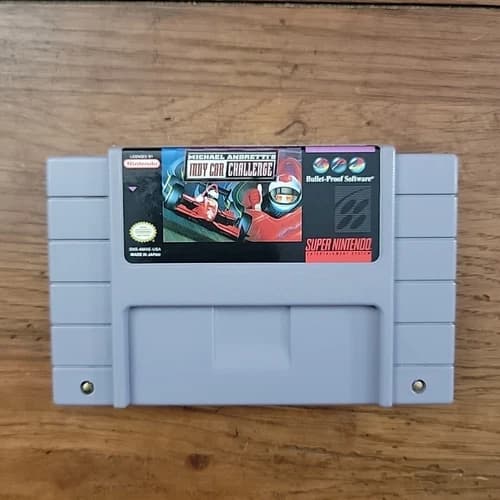 Michael Andretti's Indy Car Challenge (Super Nintendo, 1994) SNES Tested