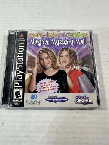 Mary-Kate And Ashley Magical Mystery Mall Sony PlayStation 1 PS1 Tested & Works