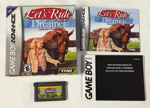 Let's Ride! Dreamer (Nintendo Game Boy Advance, 2006) GBA Complete CIB