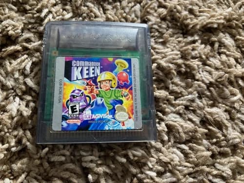 Commander Keen Nintendo Gameboy Color - Tested and Authentic