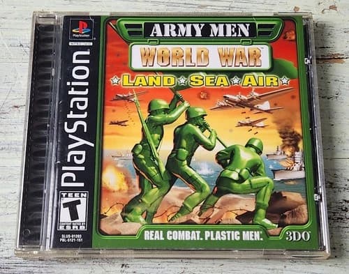 VG Army Men: World War -- Land, Sea, Air (2000) Sony PlayStation 1, PS1 Complete