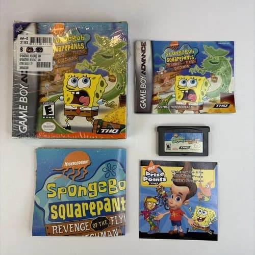 SpongeBob SquarePants: Revenge of the Flying Dutchman Nintendo GBA, 2002 - CIB