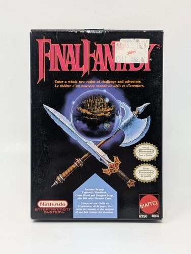 Final Fantasy 1 (Nintendo NES, 1987) - In Box W/ Manual