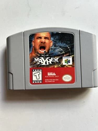 WCW Mayhem Nintendo 64 Game Authentic N64 Cartridge