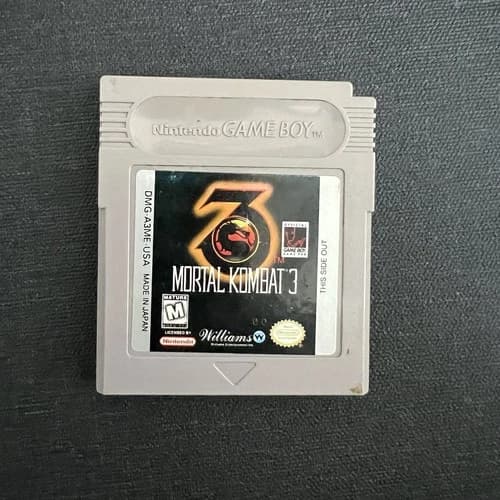 Mortal Kombat 3 (Nintendo Game Boy, 1995) Game. Authentic, Tested & Working