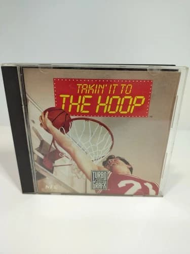Takin' It to the Hoop Case And Manual (TurboGrafx-16, 1989) CIB Complete In Box