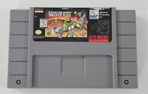 S-875 VINTAGE ORIGINAL NINTENDO SNES WAR 2410 VIDEO GAME