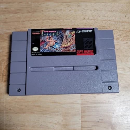 Super Adventure Island SNES Super Nintendo - Tested