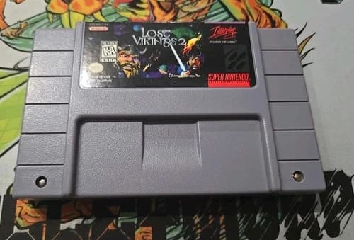 Lost Vikings 2 Nintendo SNES 1997 Cartridge, Super Nintendo