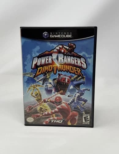 Power Rangers Dino Thunder Nintendo GameCube Complete CIB Pristine Disc Tested