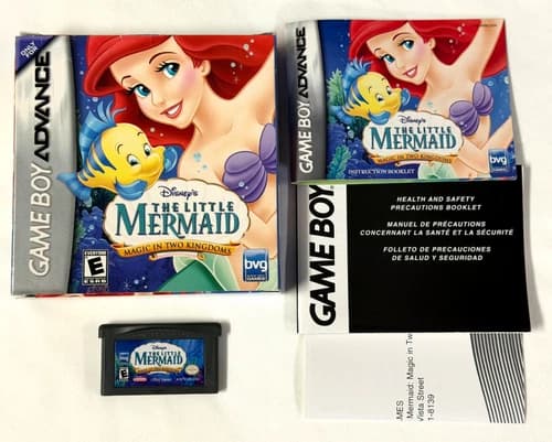 Disney's The Little Mermaid: Magic in Two Kingdoms Nintendo Game Boy Advance GBA