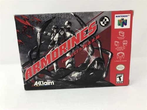 Armorines: Project S.W.A.R.M. - Nintendo 64 N64 - Complete In Box CIB