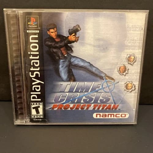 Time Crisis: Project Titan (Sony PlayStation 1, 2001) CIB - Complete In Box Ps1