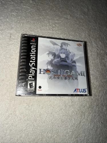 Hoshigami: Ruining Blue Earth Playstation 1 PS1 LN perfect disc CIB+reg card-!