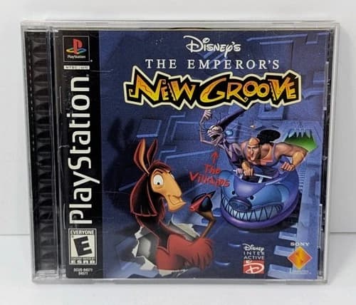 Disney's The Emperor's New Groove (PlayStation 1 PS1, 2000) Complete - Tested!