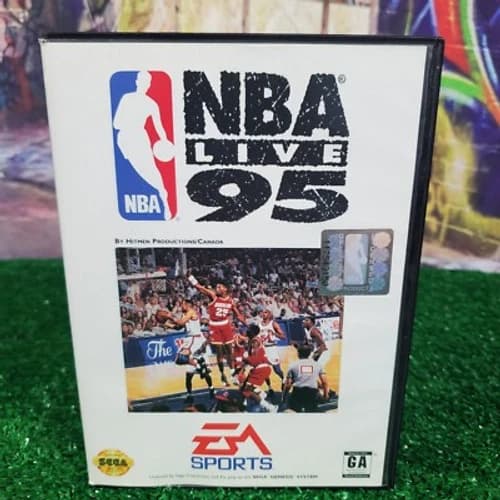 NBA LIVE 95 1995 For Sega Genesis (D22)