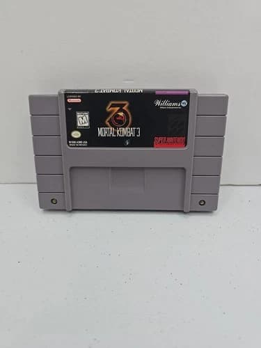 Mortal Kombat 3 Super Nintendo SNES Authentic Game Cartridge Only