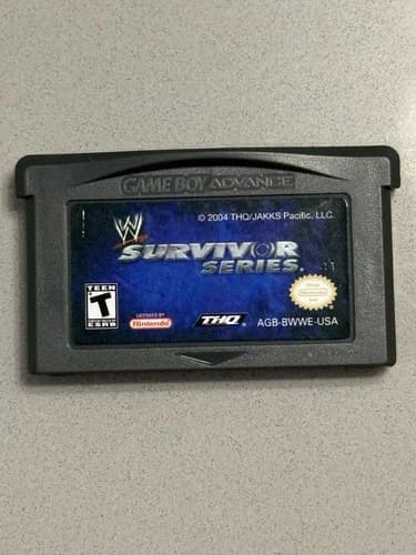 WWE Survivor Series (Nintendo Game Boy Advance, 2004) GBA Cartridge TESTED