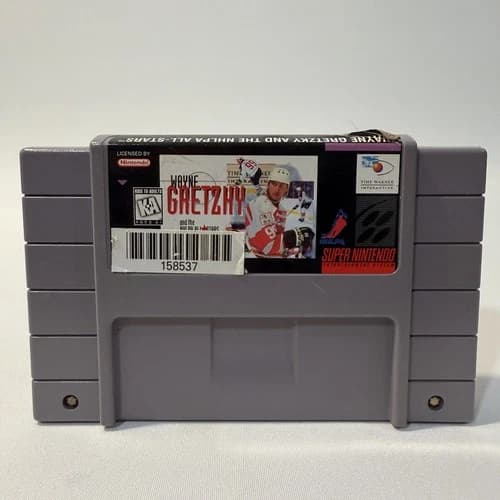 Wayne Gretzky and the NHLPA All Stars Super Nintendo SNES Hockey Game Cartridge