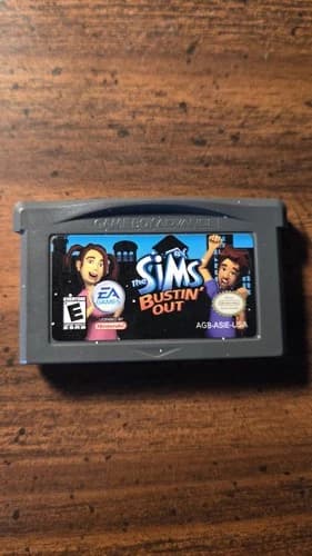 The Sims Bustin' Out Multiplayer Simulation Nintendo Game Boy Advance EA Games