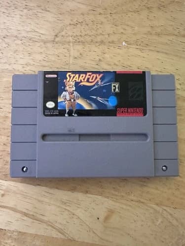 Nintendo Star Fox Super Nintendo SNES Cartridge NTSC-U/C