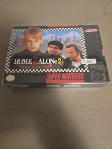 Super Nintendo Home Alone 2 Lost in New York SNES CIB
