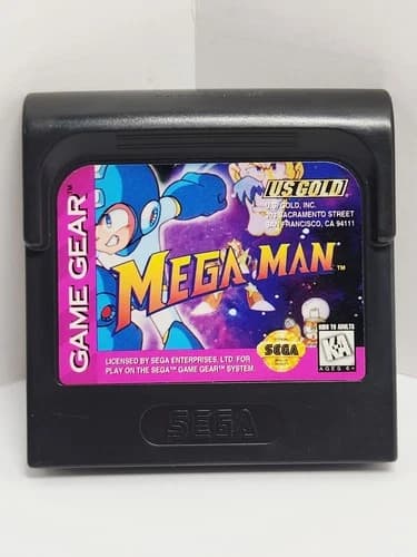 Mega Man Megaman Sega Game Gear Capcom Cartridge Tested Authentic Rare