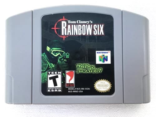 Nintendo 64 - Tom Clancy's Rainbow Six -N64 (1999) - Authentic - Fast Shipping!