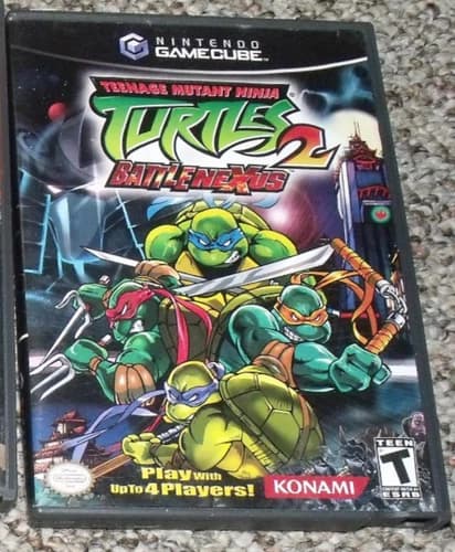 GAMECUBE TEENAGE MUTANT NINJA TURTLES 2 BATTLENEXUS NINTENDO