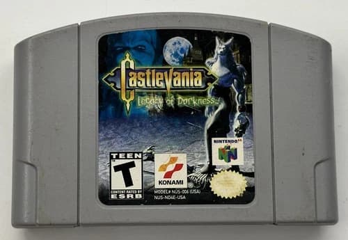 Castlevania: Legacy of Darkness (Nintendo 64, 1999) Konami N64 Cartridge Only