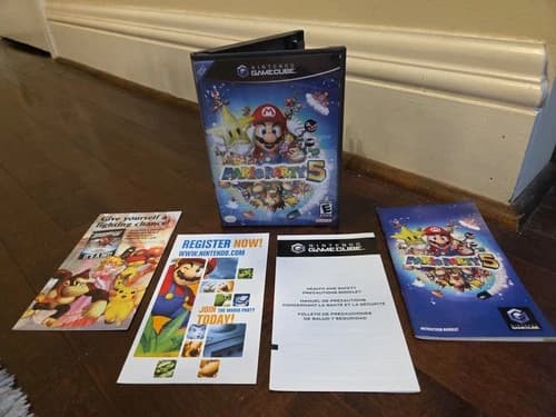 Mario Party 5 GameCube 2003 Complete CIB Game, Case, Manual. Authentic Excellent