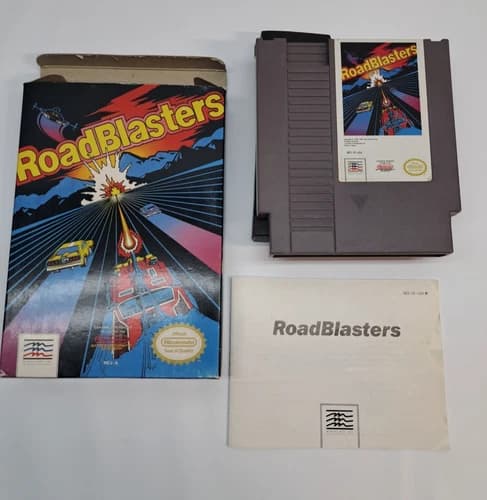 RoadBlasters Road Blasters (Nintendo NES, 1990) Boxed Complete CIB in Box