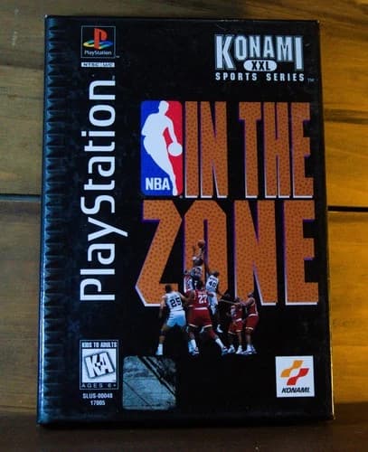 NBA In the Zone- PS1 PlayStation Long Box Complete TESTED CIB