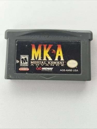 Guaranteed Work Mortal Kombat Advance MKA Nintendo Game Boy Advance Authentic