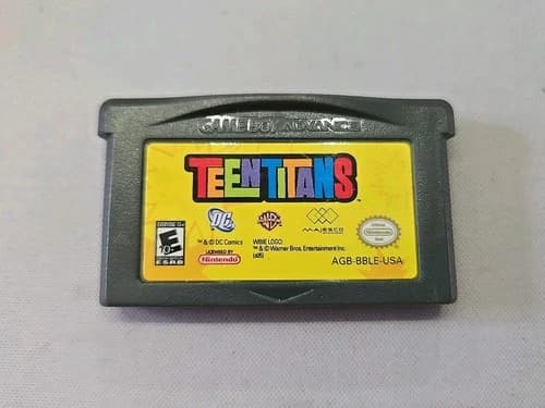Teen Titans Gameboy Advance Loose Cartridge Tested Working Authentic